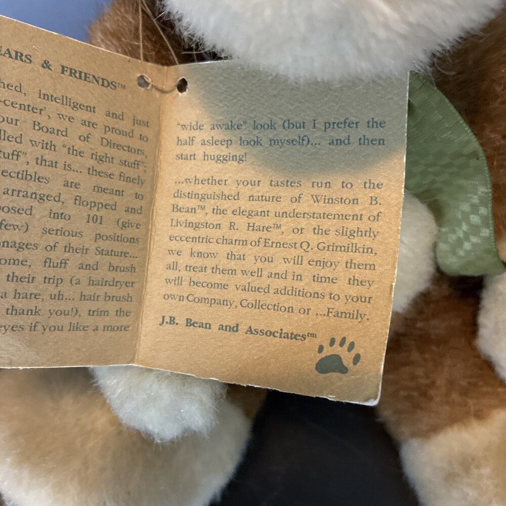 Boyds Bears Cookie Plush Cat J.B. Bean Associates Vintage Collectible - Picture 6 of 10